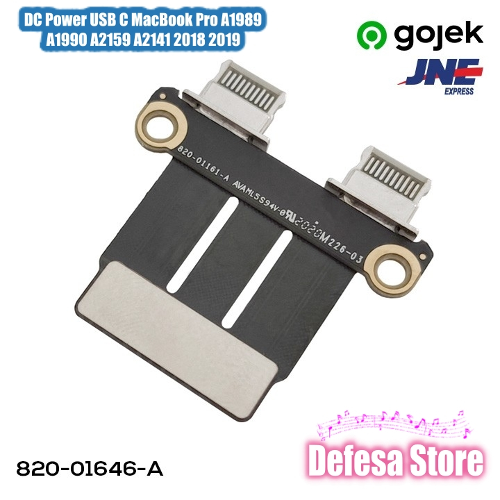 DC Power Jack Board Connector for MacBook Pro Mid 2018 to 2020