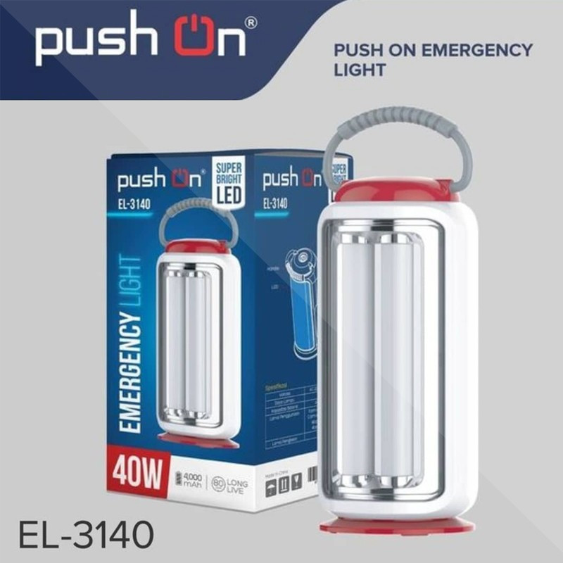 senter led Push On Emergency EL-3140 - senter emergency led Push On Emergency EL-3140 - 1pcs