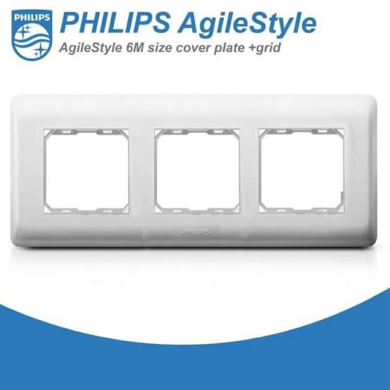 Cover Plate Philips AgileStyle (6M size) / Cover Saklar dan Stop Kontak