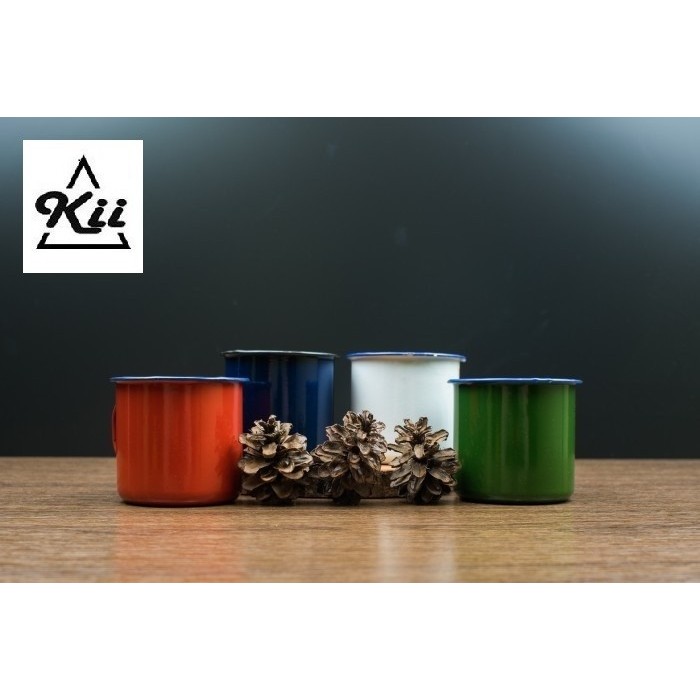 Calypso Enamel Mug Warna 7cm - Mug Jadul Mug Kopi Mug Naik Gunung