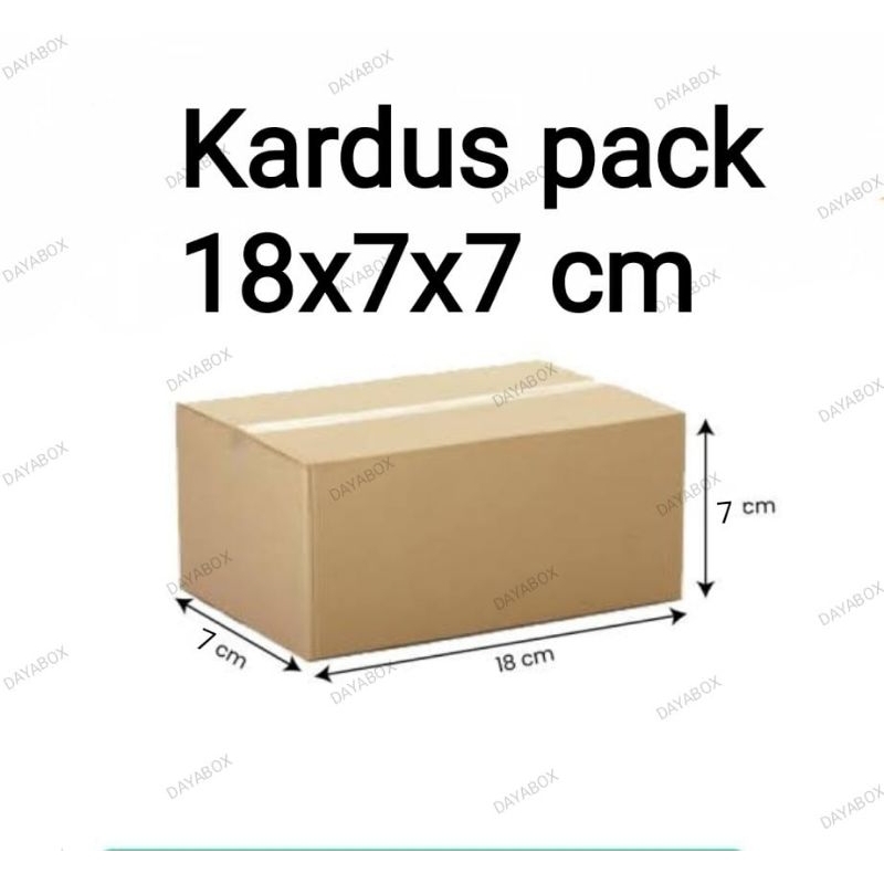 

PROMO BOX KARDUS UKURAN 18X7X7 CM KEMASAN PACKING