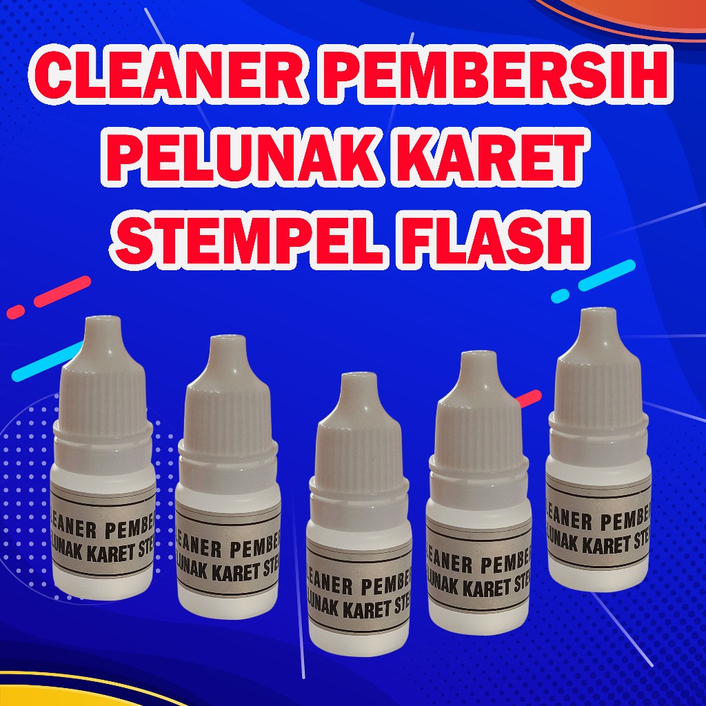 

Cleaner Pembersih Pelunak Karet Stempel Flash
