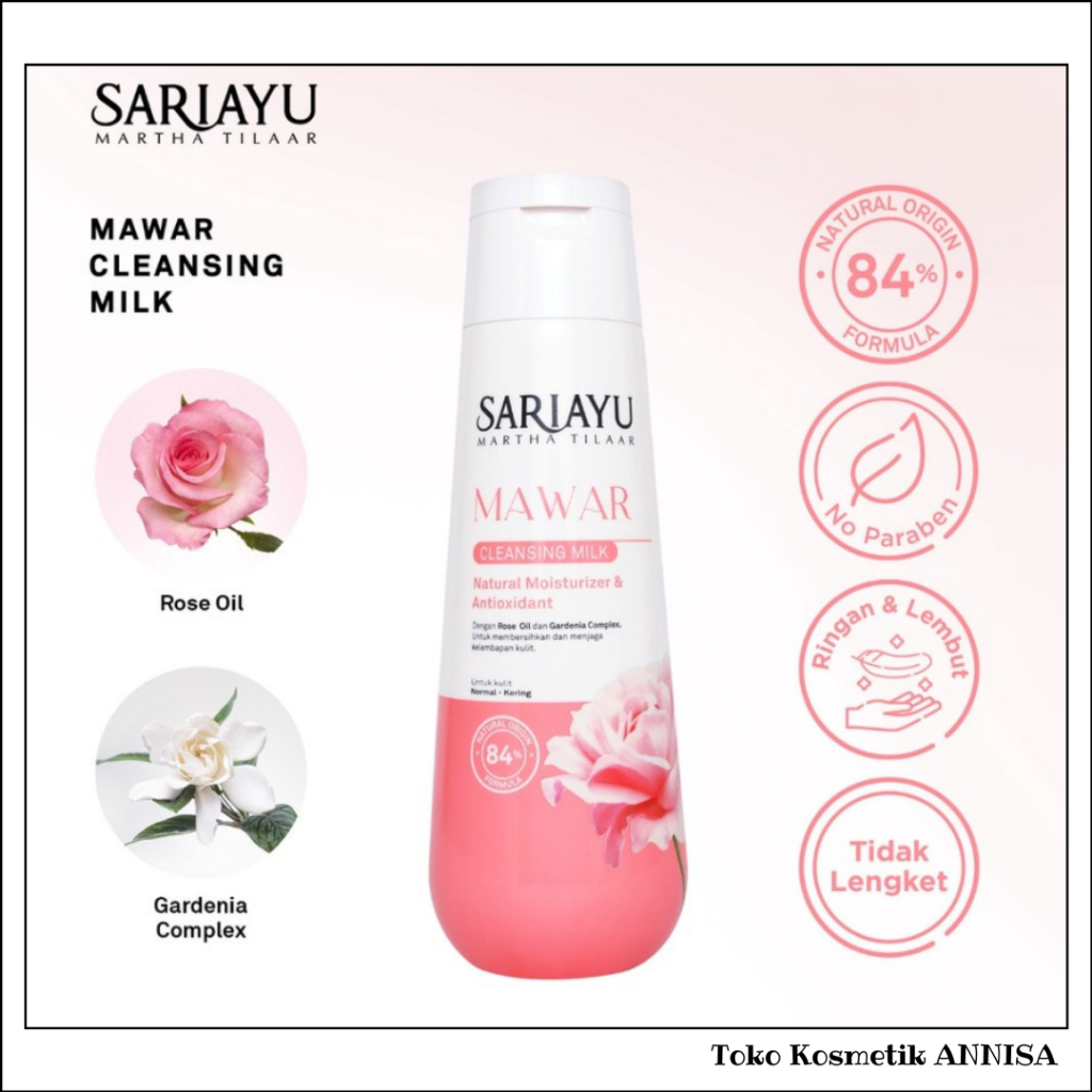 SARIAYU Cleansing Milk Mawar