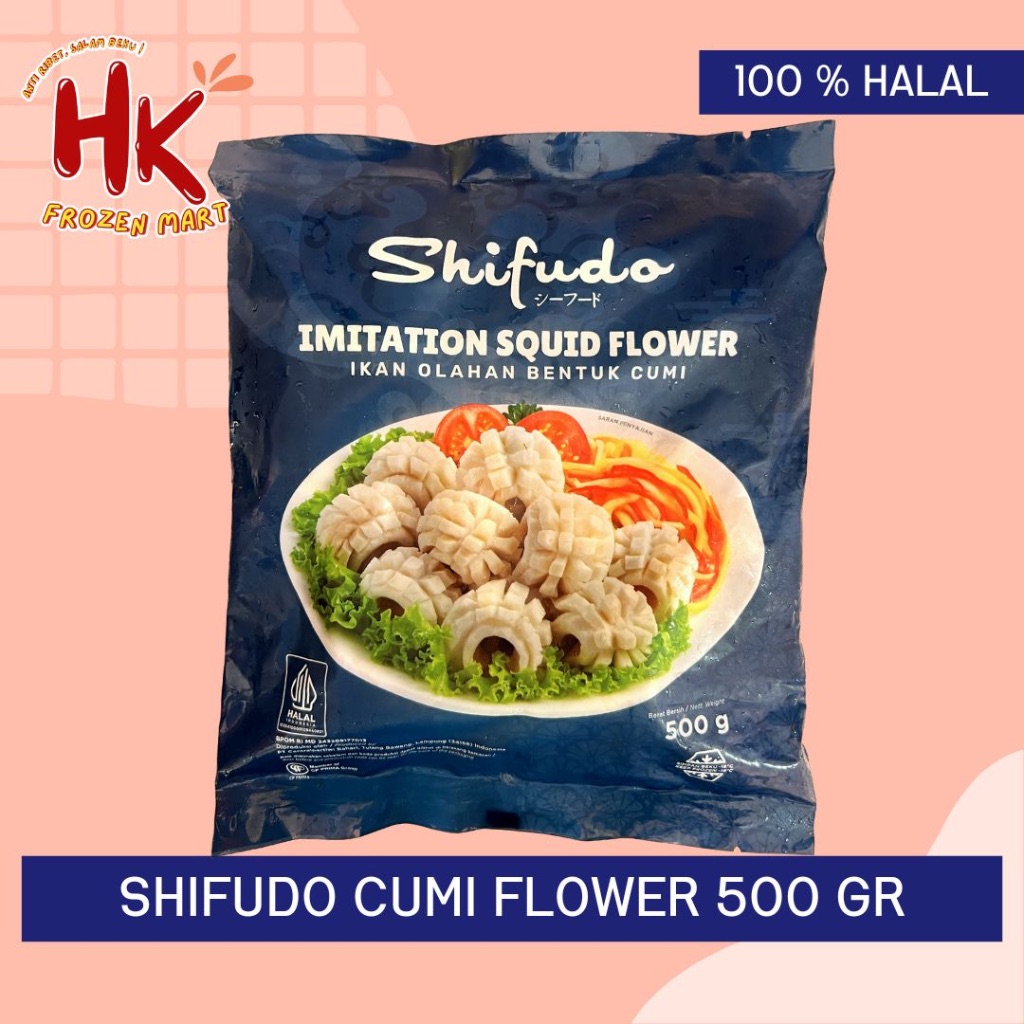 

Shifudo Cumi Flower 500 gr / kembang seafood chikuwa sate / HK Frozen Mart