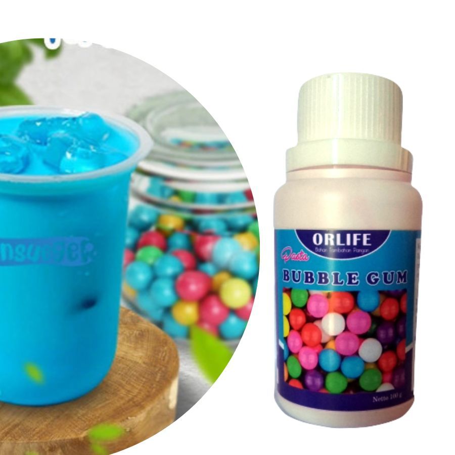 

ORLIFE Perisa makanan minuman rasa blue gum /perisa permen karet biru