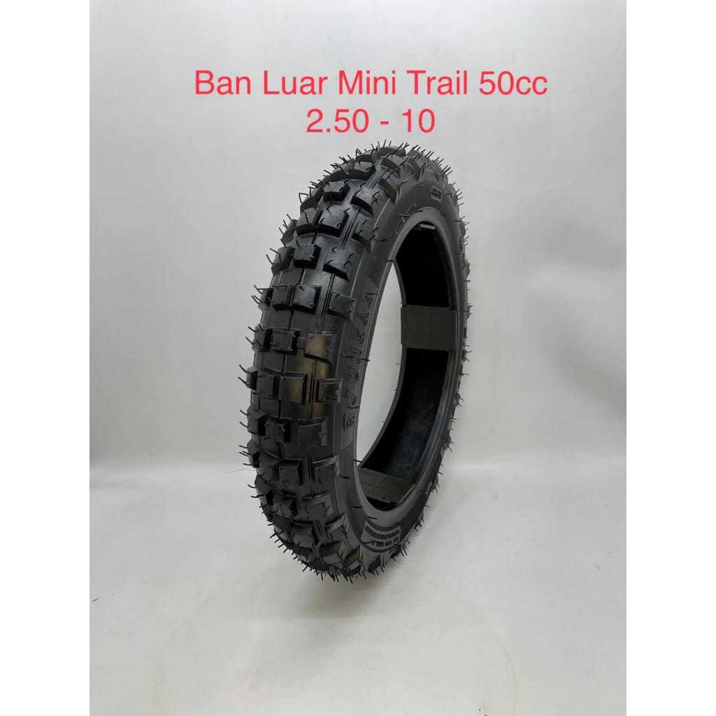 BAN LUAR MOTOR MINI TRAIL UKURAN 2.5 -10 OFFROAD