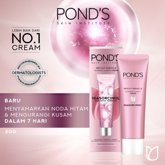 (20 gram) Ponds Bright Beauty Serum DAY CREAM KEMASAN BARU