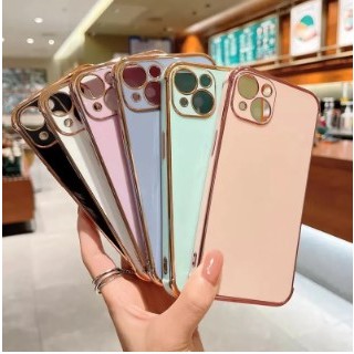 SoftCase Iphone 11 11 pro 11 pro max x xr xs max SILIKON CASE WARNA List CHROME Warna GLOSSY Candy