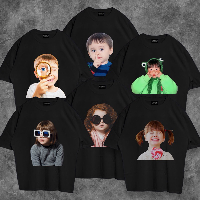 Kaos Baju Baby Face | Tshirt Pria Wanita Unisex Premium
