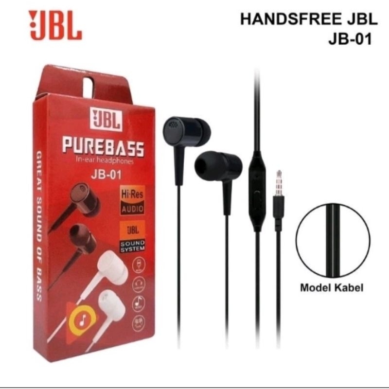 Handsfree Headset JBL Pure Bass Murah