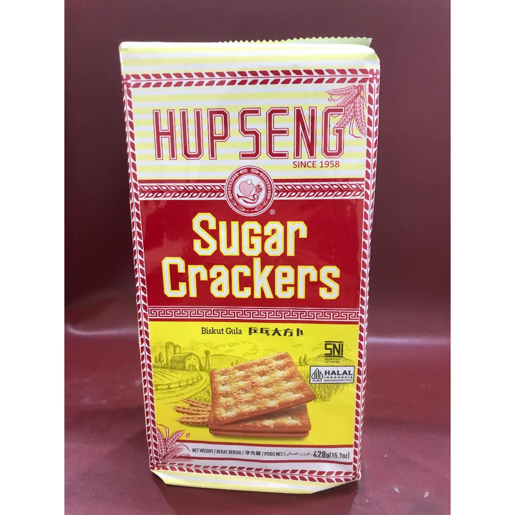 

Hup Seng Sugar Crackers 428G - Biskuit Crackers Roti Kering Hup Seng