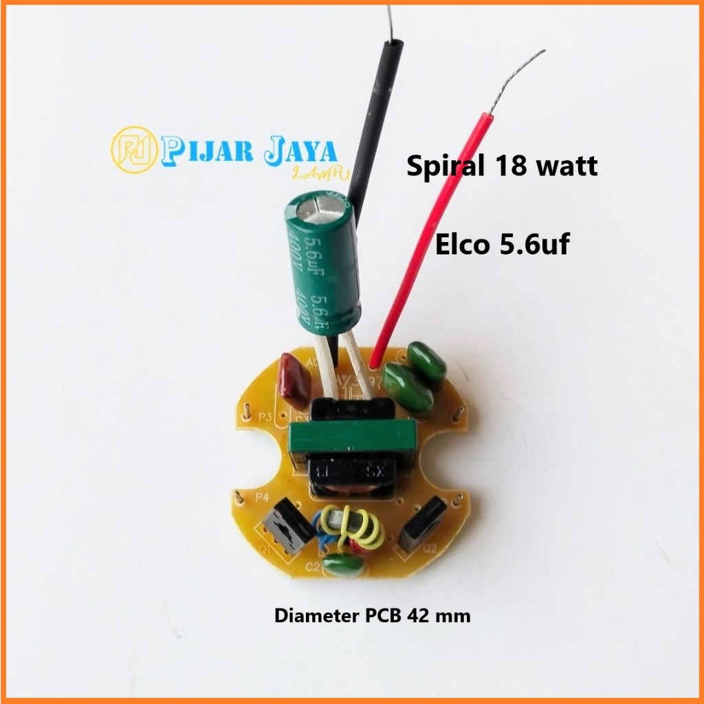 Mesin Lampu LHE 18 watt Spiral PCB Lampu Ulir 18w