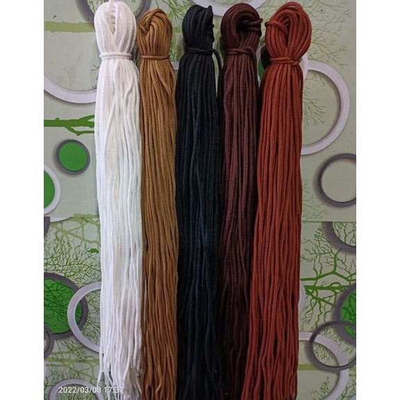 BAYAR DITEMPAT ✅ TALI SEPATU MODEL BULAT ISI 20 PASANG MURAH COD/TALI SEPATU CASUAL/TALI SEPATU BULA