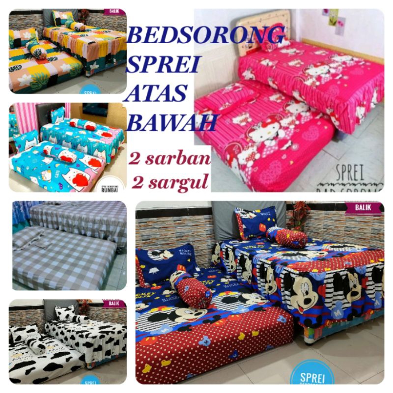 Sprei BedSorong Rumbai Cantik 120x200