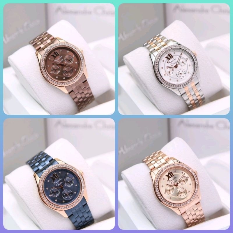 Jam Tangan Wanita Alexander Christie Ac 2496 / Ac2496  Original Include box