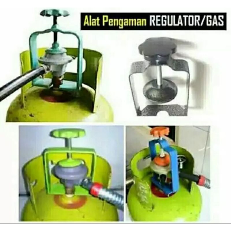 [COD] pengaman regulator gas elpiji / pengunci regulator gas elpiji 2kg 3kg / penjepit tabung 2kg 3k