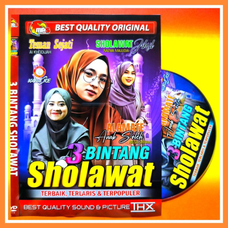 Kaset MP5 Video Musik 69 Lagu Sholawat Islami Kumpulan Para Bintang Pilihan Terpopuler.