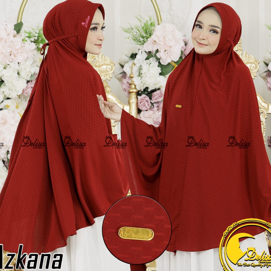 HDNT1172 ORIGINAL% Hijab Instan Jumbo XXL Azkana By Delisa Collection