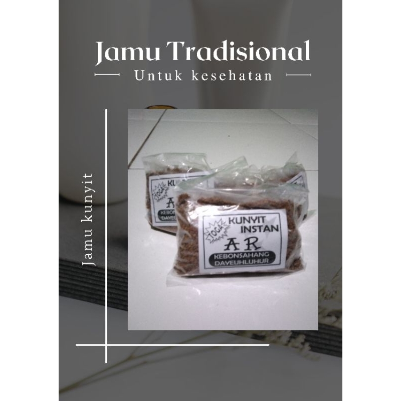 

Jamu kunyit instan/jamu tradisional