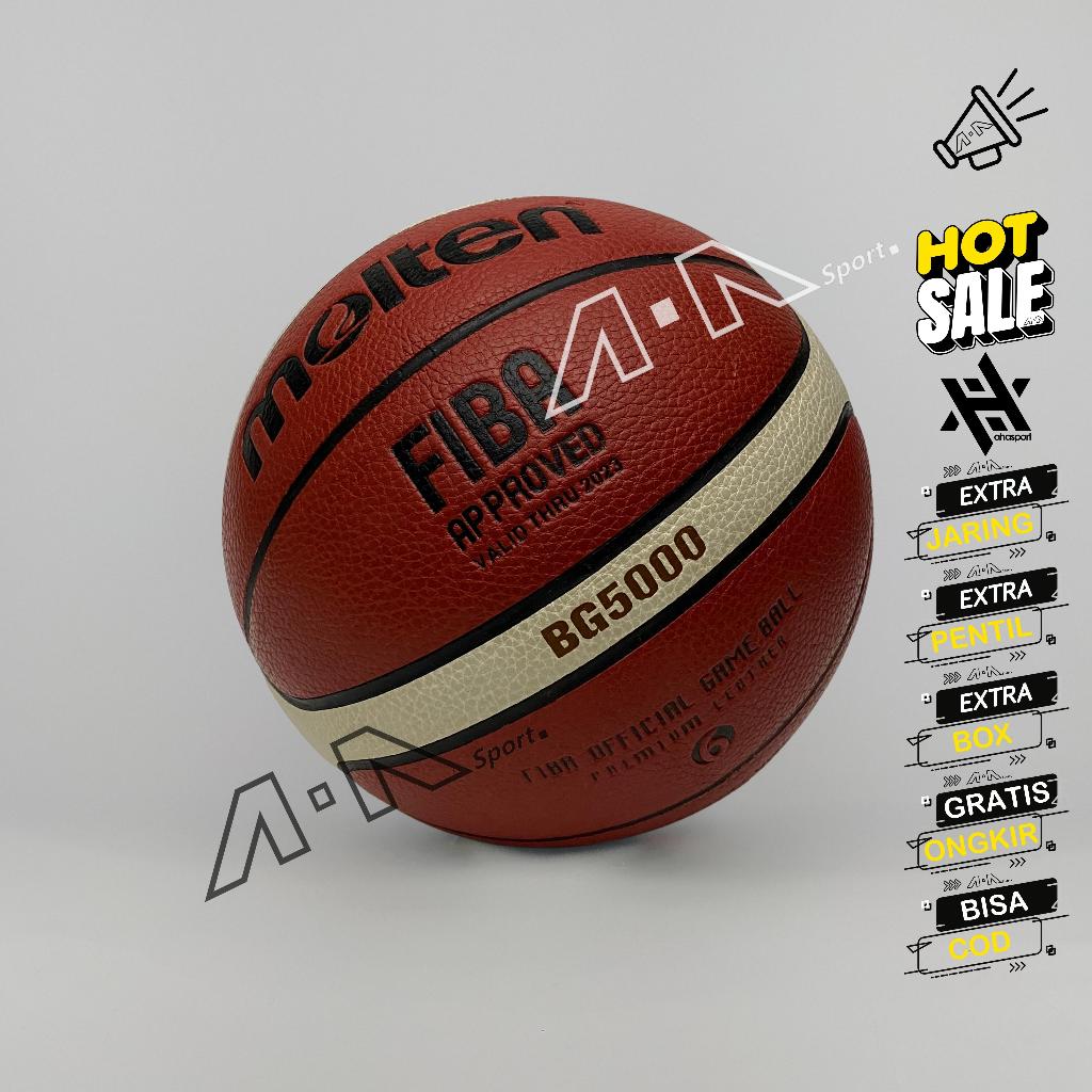 MOLTEN Bola basket size 6molten bg5000 ORIGINAL bola basket size 6