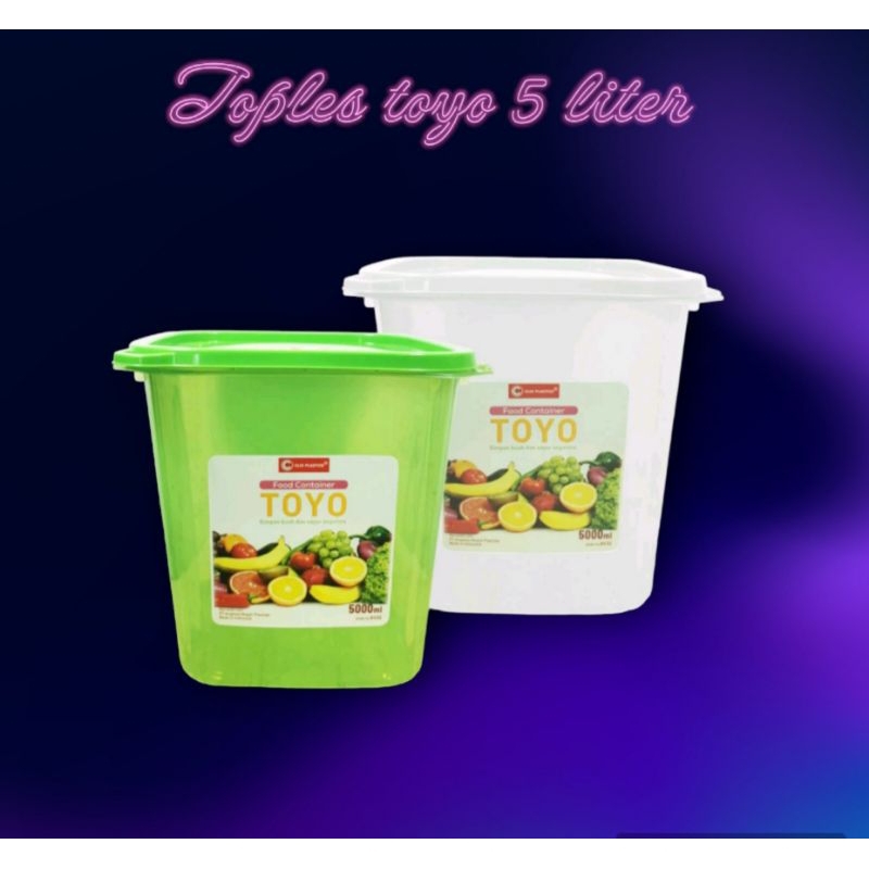 Toples plastik 5 liter Cleo