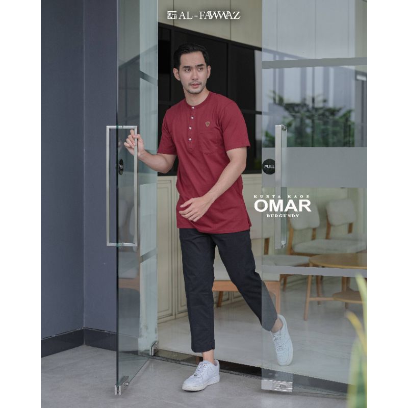 OMAR KAOS KURTA LENGAN PENDEK ORIGINAL PRODUCT BY AL FAWWAZ