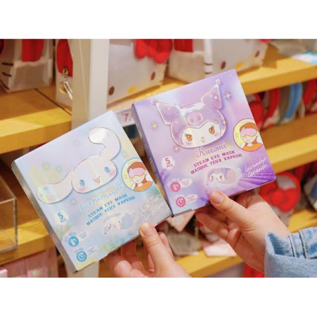 [ SATUAN ]CINNAMOROLL X MINISO STEAM EYE MASK SATUAN ORIGINAL