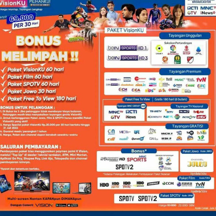 ーVGG PAKET MNC GRUP VISIONKU 30 HARI BROMO C2000 f Terbaru ✎.