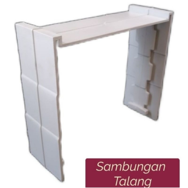 Perlengkapan Aksesories Talang Air PVC Kotak Corong Klem Knee L Dop Sok Lurus