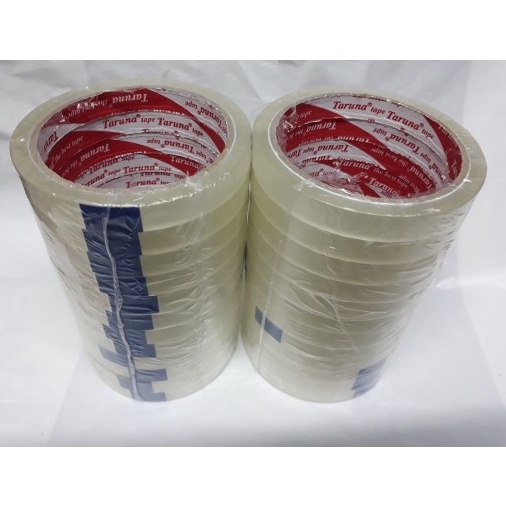 

11.11 MALL SLOP ISI 12- Isolasi 1/2 inch x 50 yard / solatip / Lakban 12mm