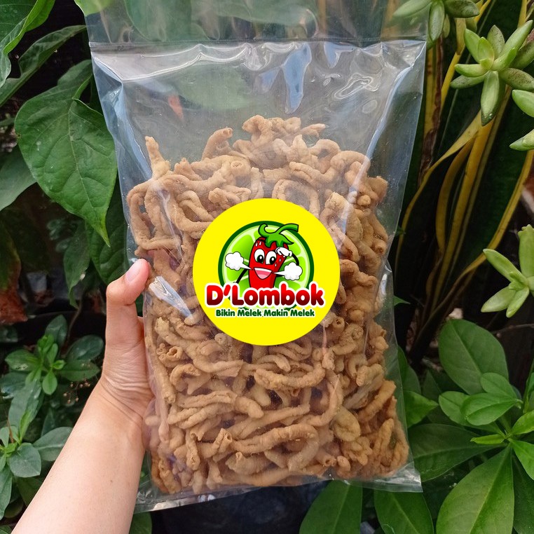

Usus Krispi 250gr Pedas / Keripik Kripsus Crispy D'lombok