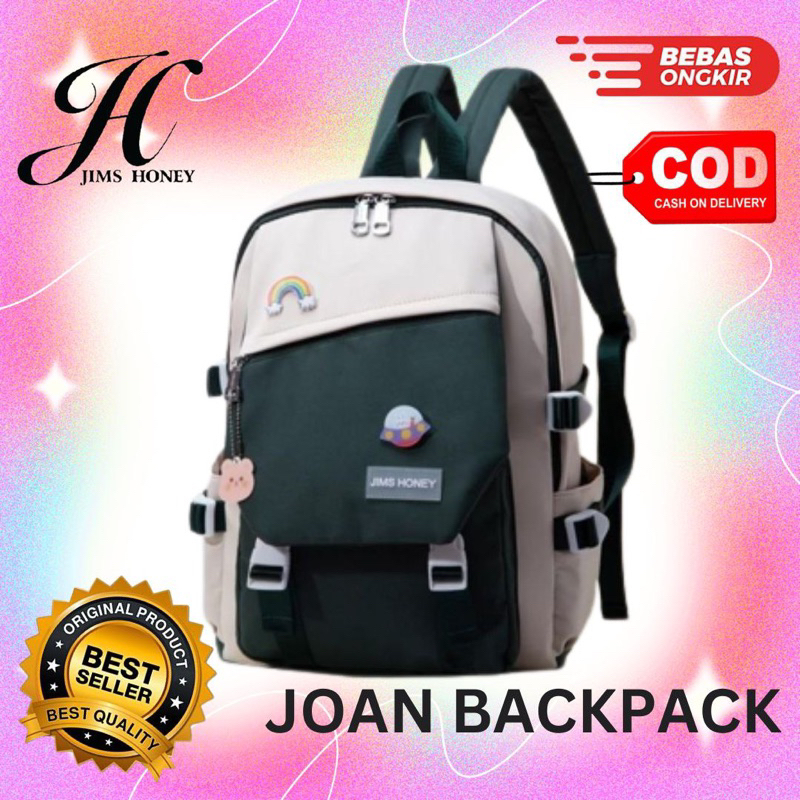 JIMS HONEY JOAN BAG Tas Ransel Wanita Cewek Jimshoney Trendy Elegan