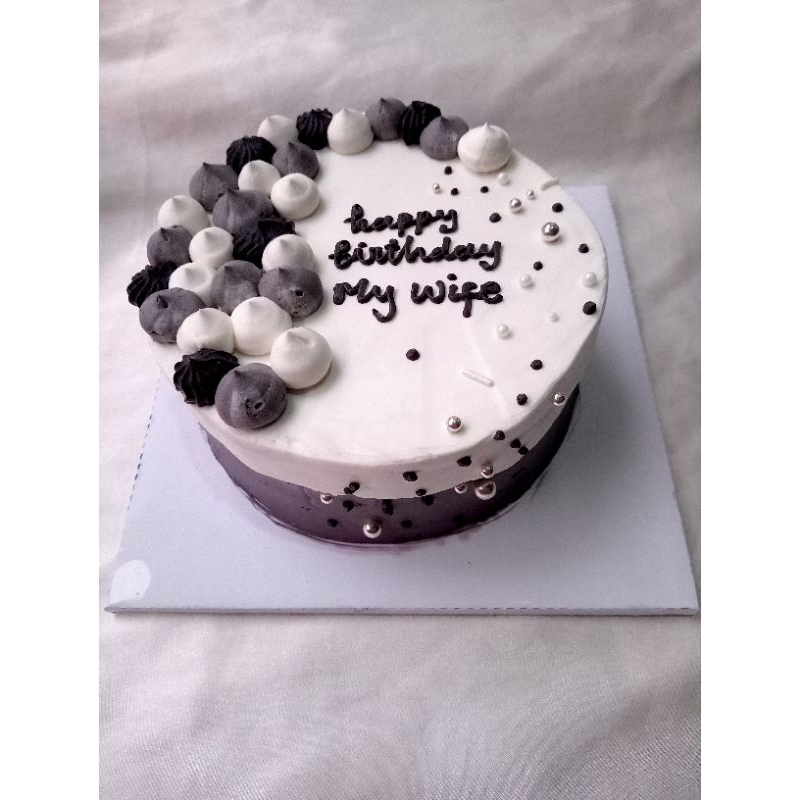 

NOB Tart Ulang Tahun - korean cake - painting cake