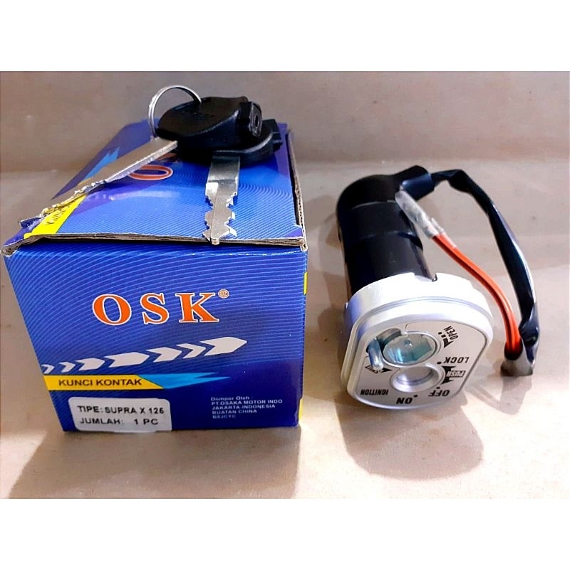 KUNCI KONTAK DEPAN + MAGNET OSK HONDA SUPRA X 125 KARBU 2006 2007 2008 2009 2010