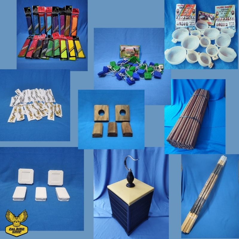 Artavela45 Krodong Harian Sangkar Burung Kotak No 1234 & Kosan 40X40 Double Resleting Kanan Kiri