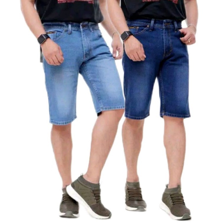 Celana Pendek Jeans Pria GIORDANO Nyaman Casual Model Terbaru