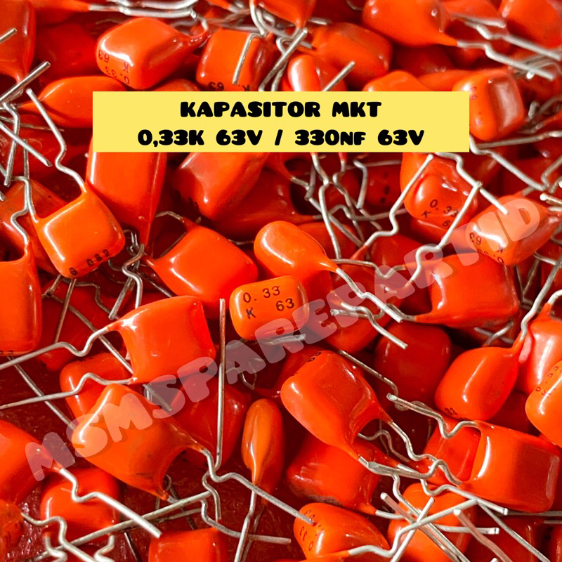 KAPASITOR MKT 0,33K 63V / 330nf 63V