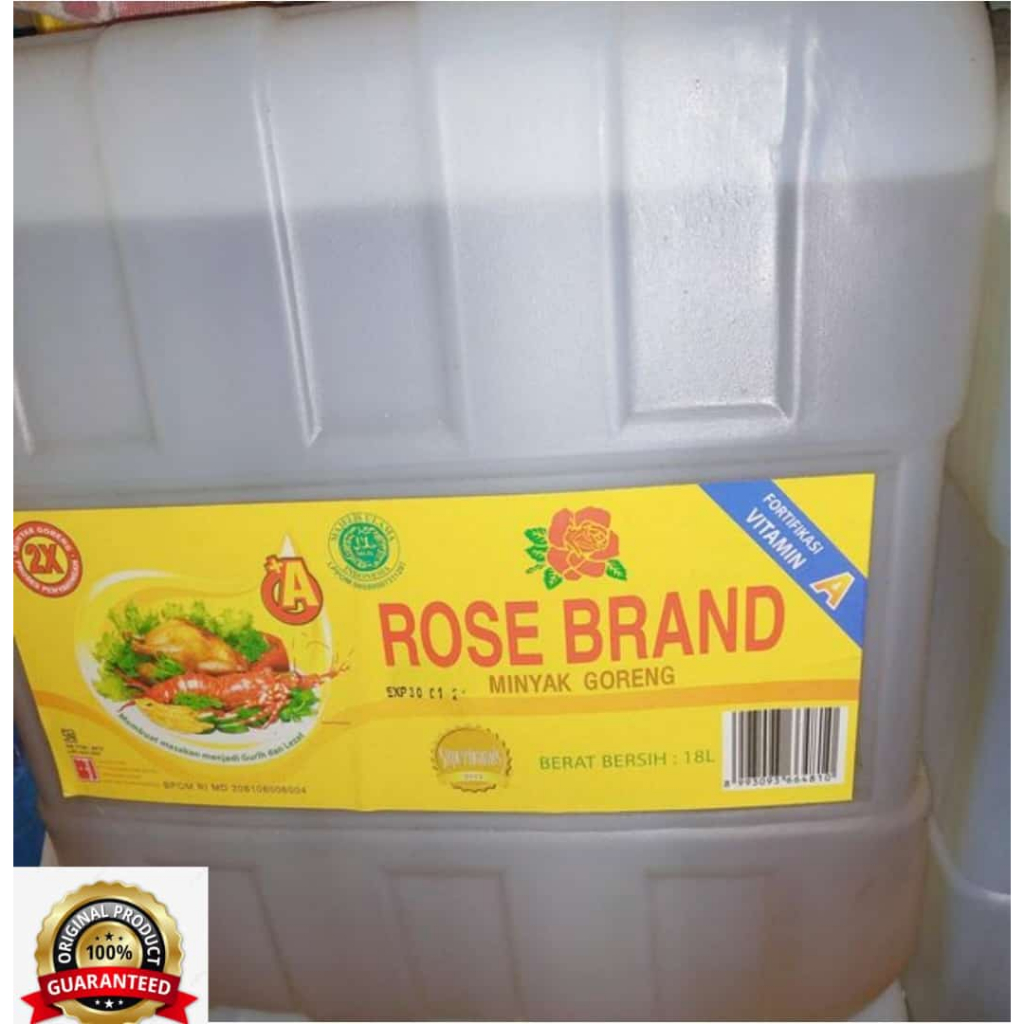 

minyak goreng rosebrand jerigen 18 liter