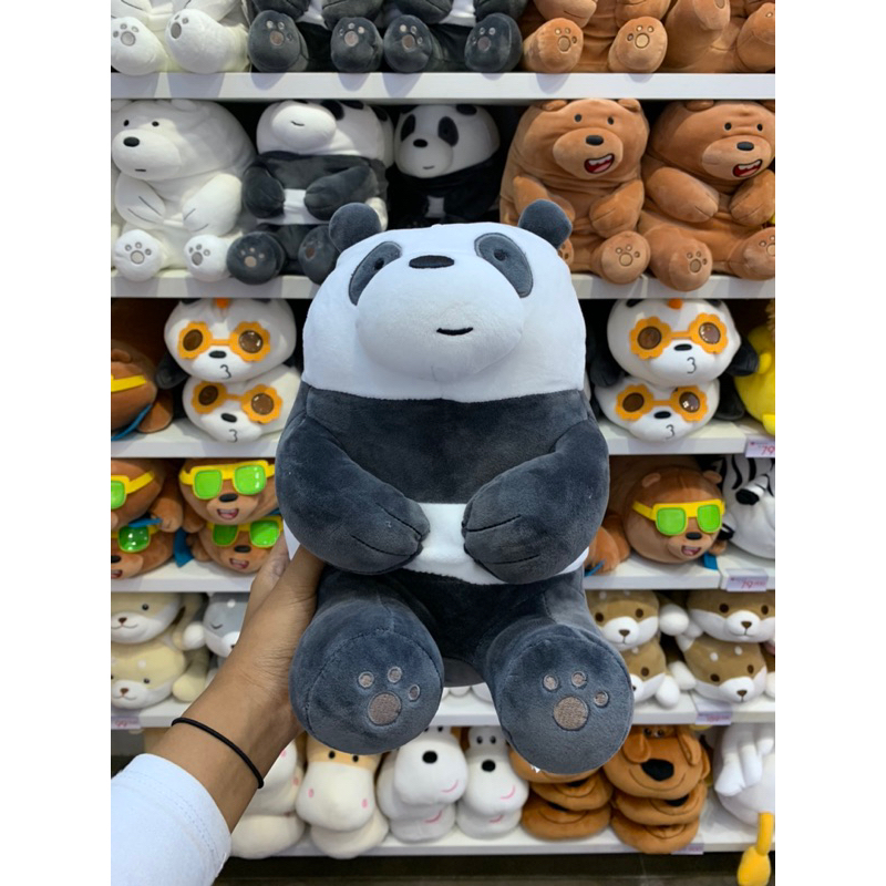 We Bare Bears Boneka Miniso