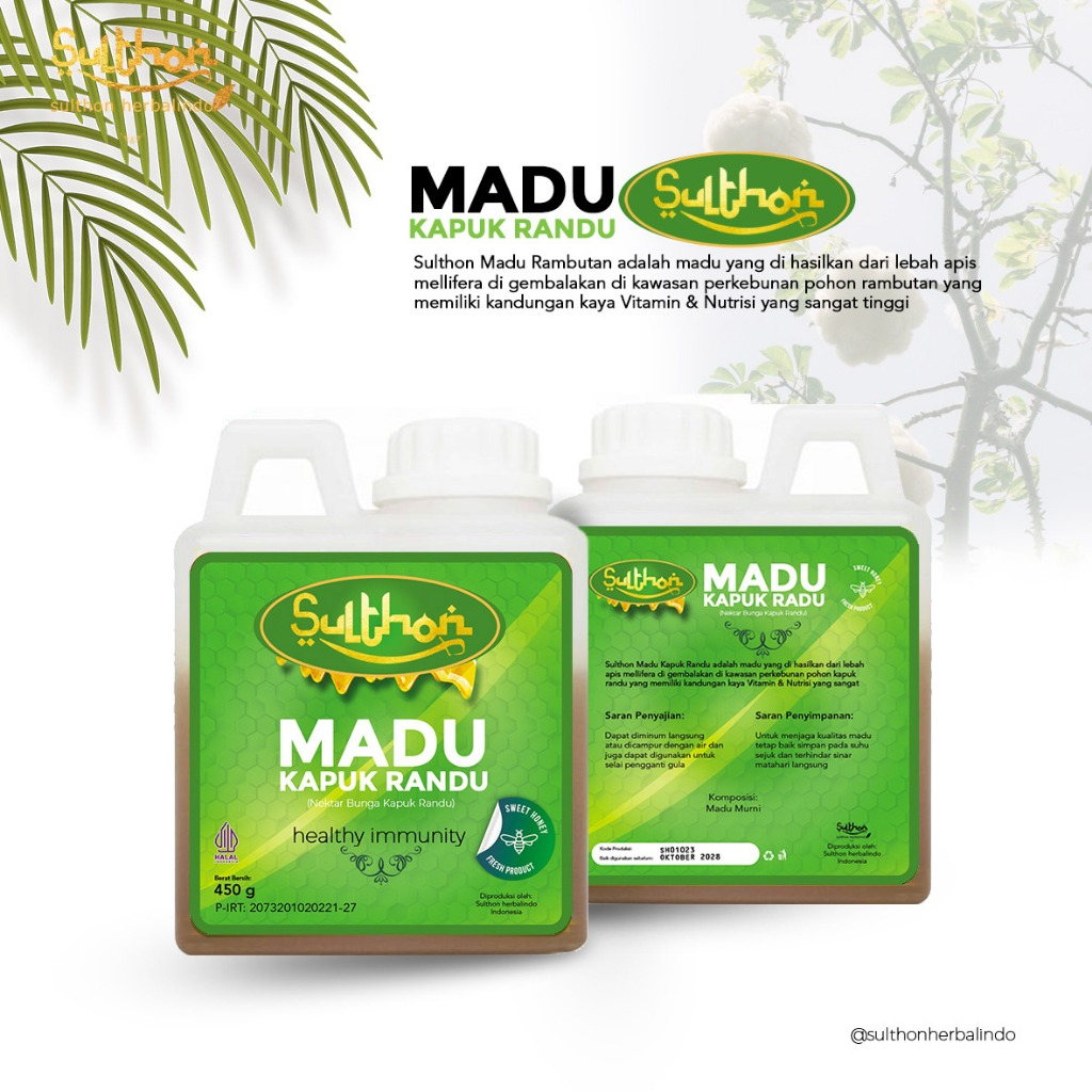 

Madu Kapuk Randu 450gram