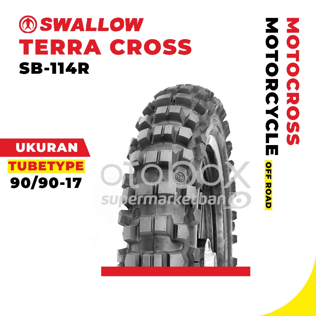 Ban Luar Motor Swallow SB-114R Terra Cross 90/90 Ring 17 Trail