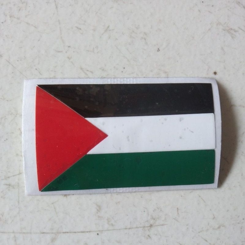 

Stiker Cutting Cuting Sticker bendera palestina palestin palestine motor logo custom