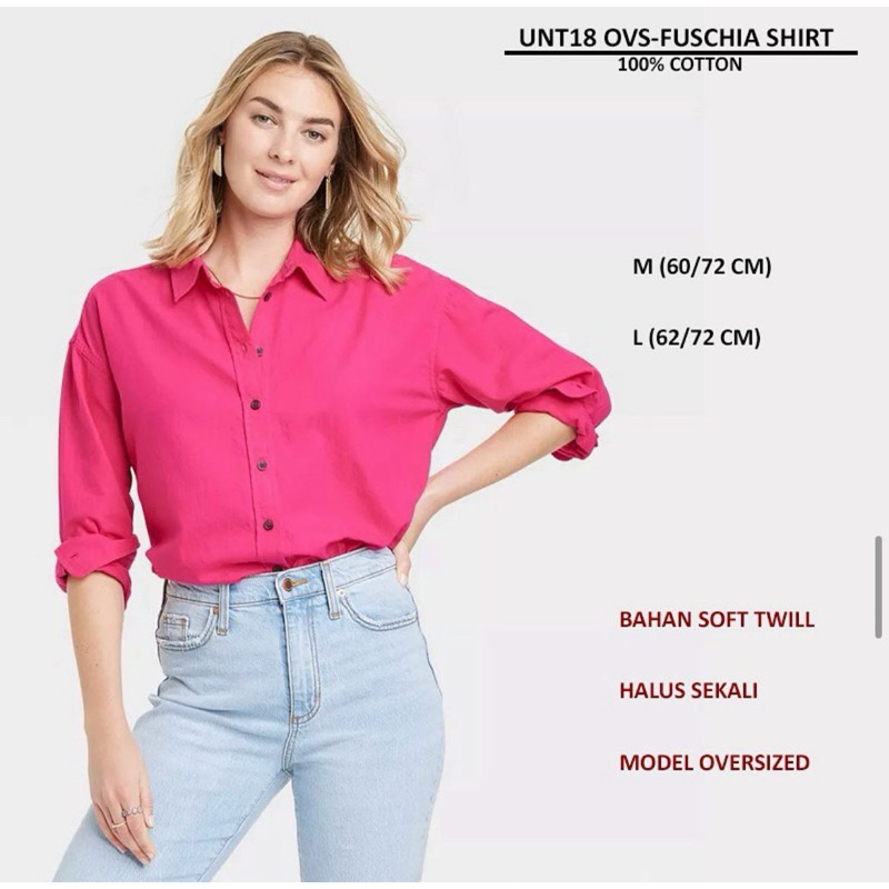 Kemeja Wanita Model Oversize Branded UNIVERSAL THREAD Original