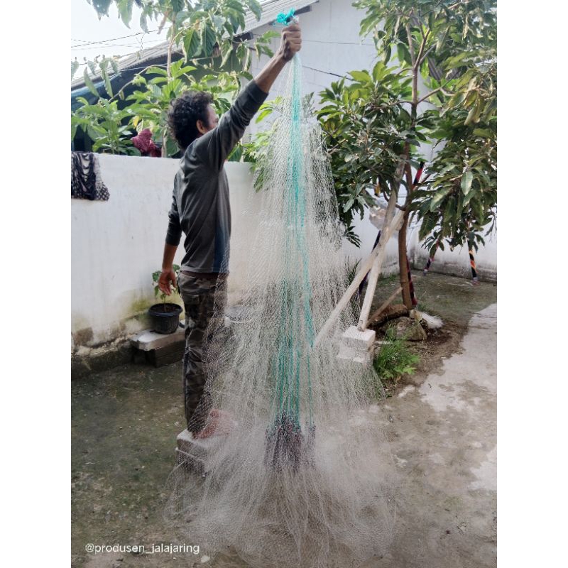 Jala Lempar jala Kepyok 3m senar kualitas import