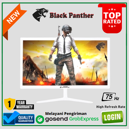 Monitor LED Gaming Maxuss Blackpanther 22" White