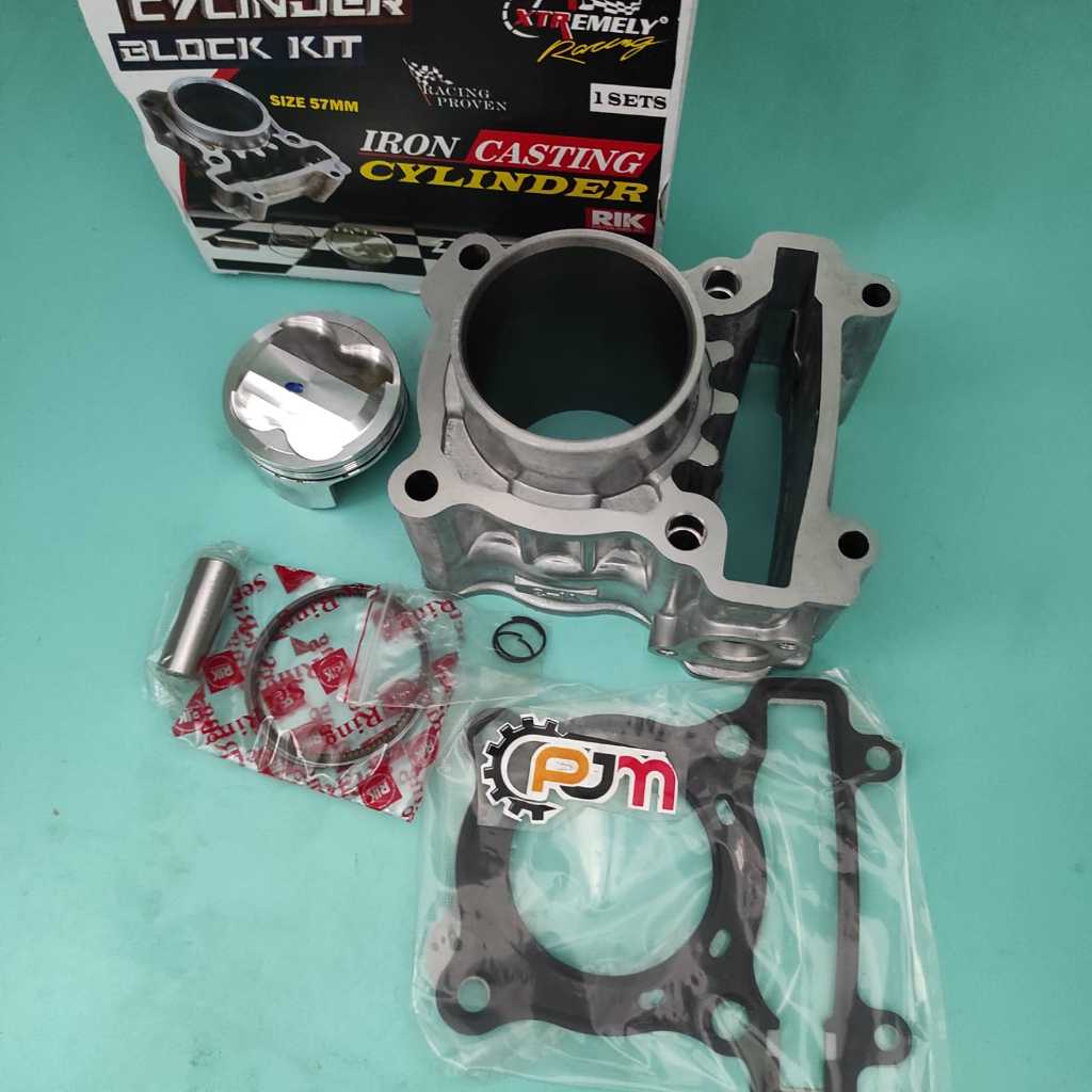 BLOK SEHER CYLINDER JUPITER MX VIXION MX KING 57MM XTR RACING