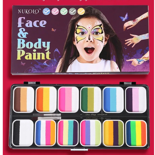 

26 cat face paintng make up set for party Stationery Art Supplies Water & Poster Colours