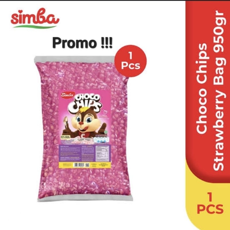 

Simba Chocochip Strawberry 950 gr (free kardus)