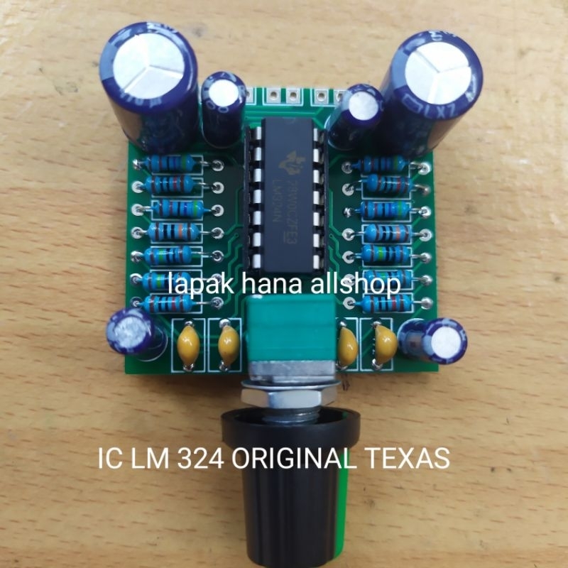 TERSEDIA Kit giga bass ic lm324 kit bass boster lm324 modul giga bass modul bass boster **