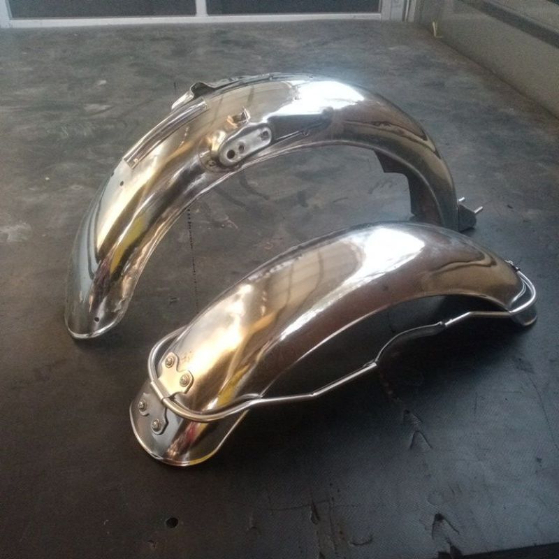 Spakbor Cb125 Cb100 Set Depan Belakang Slebor Cb 100 Cb 125